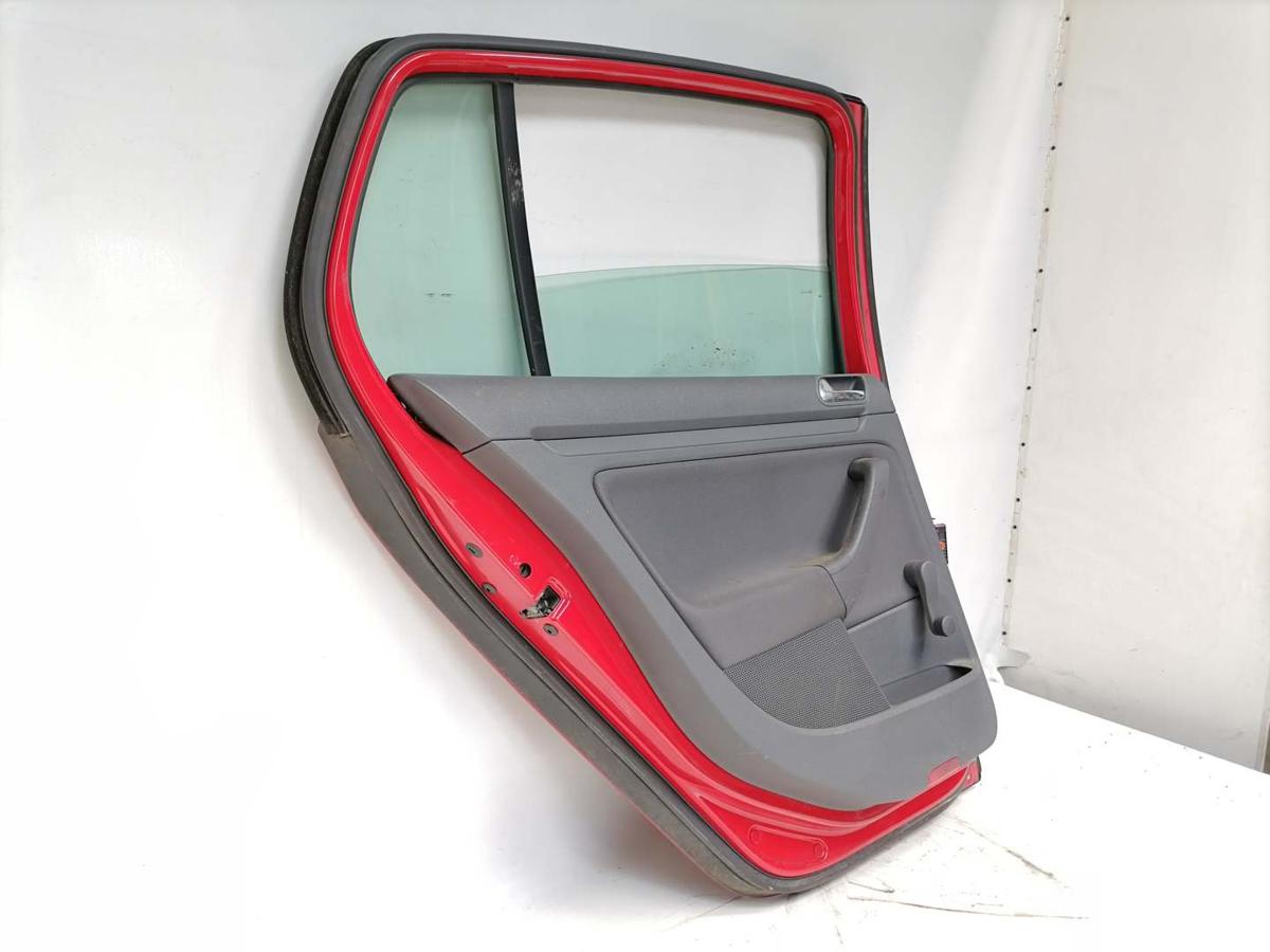 VW Golf 5 original Tür hinten links LY3D Tornadorot Fließheck Bj.2004